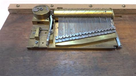 steel comb for music box|Making: Music Boxes .